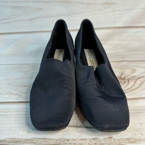 Valerie Stevens Blue Almond Toe Pumps Size 6 - Picture 2 of 8